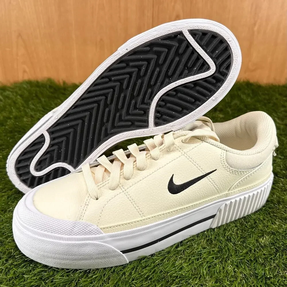 Nike Court Legacy Lift Pale Ivory FV5526-101 Women’s Size 8